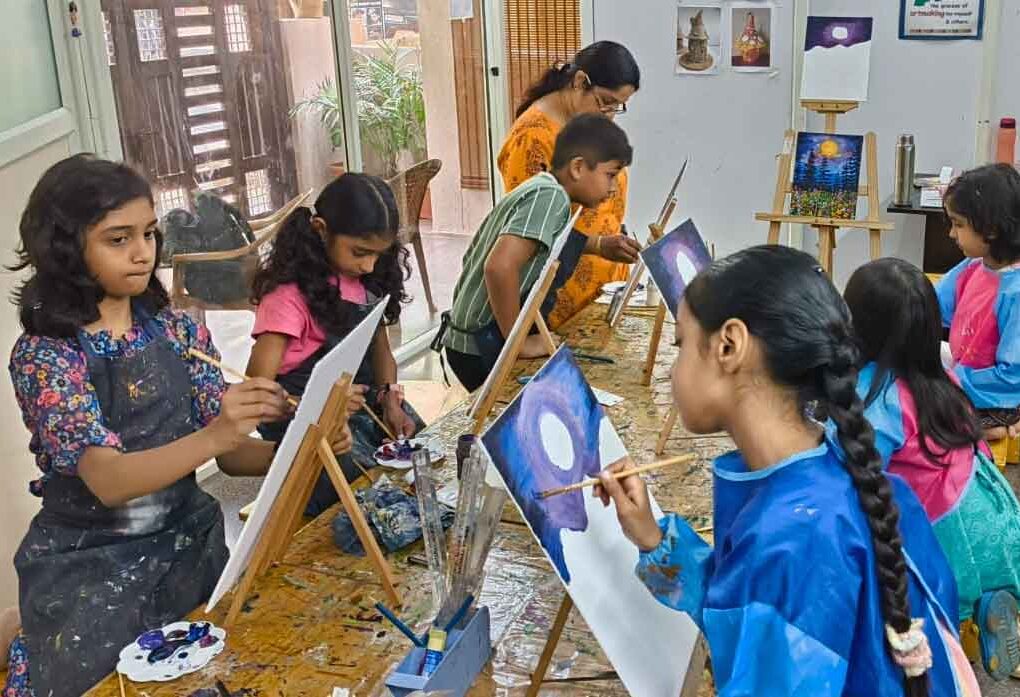 blending with acrylic