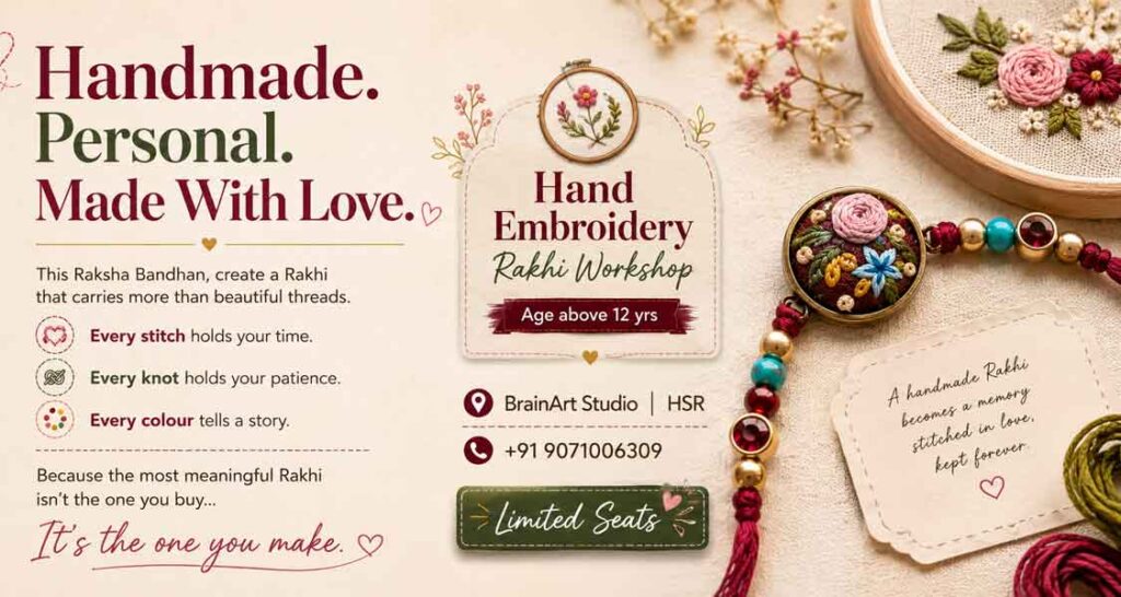 Hand-Embroidery-Rakhi-Workshop-Bangalore