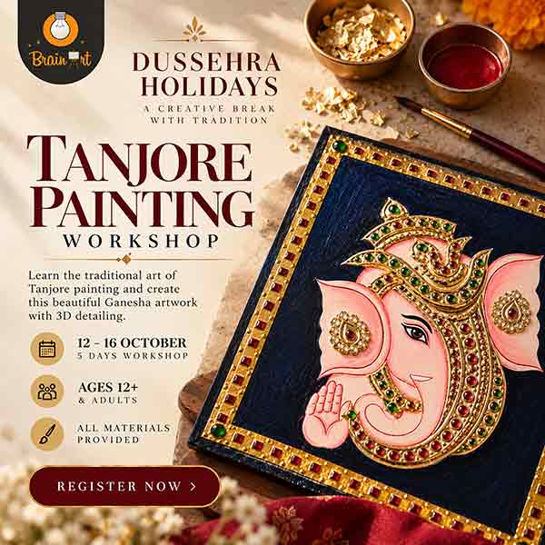 Tanjore-Painting-for-kids-dussehra-holiday